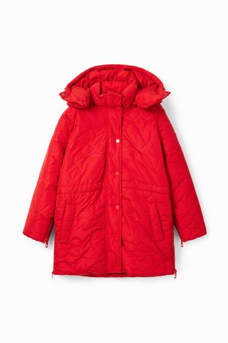 Padded heart coat - RED - 11/12 - Desigual - Modalova