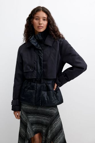 Short Puffer Coat - BLACK - M - Desigual - Modalova