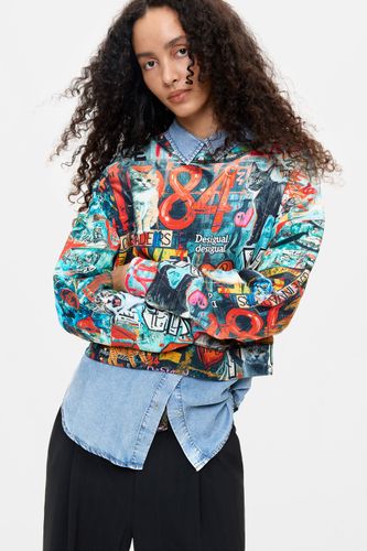 Sudadera Estampada 100% Algodón - S - Desigual - Modalova