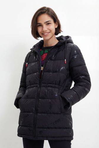 Abrigo largo padded texto - S - Desigual - Modalova