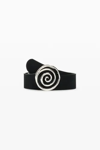 Zalio leather belt - BLACK - 85 - Desigual - Modalova