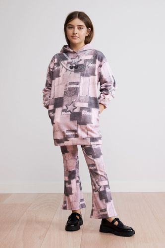 Vestido sudadera estampado denim patchwork - 5/6 - Desigual - Modalova