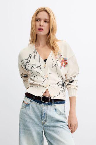 Cárdigan Estampado Flores - S - Desigual - Modalova