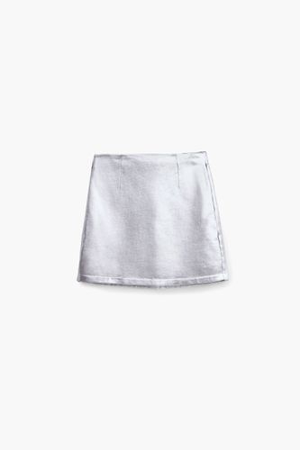 Metallic miniskirt - BLACK - S - Desigual - Modalova
