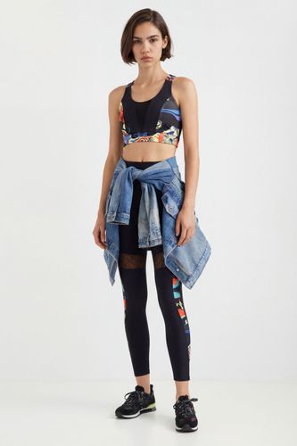 Slim top flowers strap - BLACK - XL - Desigual - Modalova