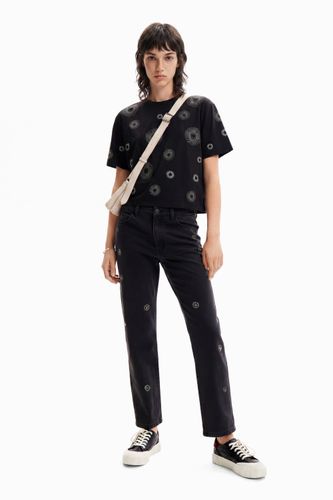 Vaqueros Straight aplicaciones - 42 - Desigual - Modalova