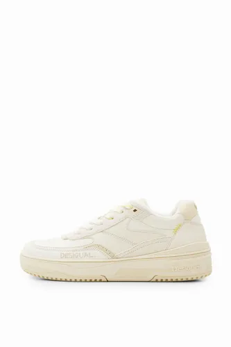 Retro patchwork split leather sneakers - 37 - Desigual - Modalova