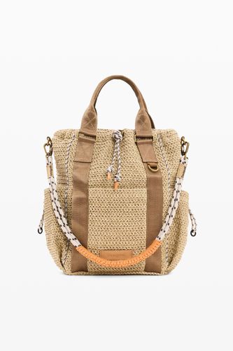 Medium multiposition raffia backpack - U - Desigual - Modalova