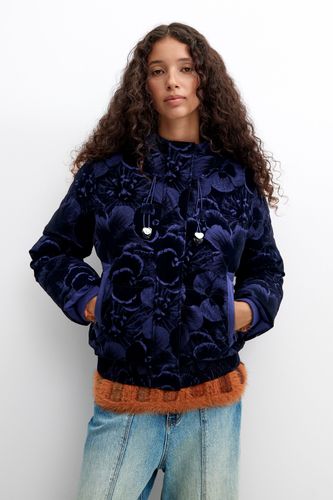 Short Padded Coat - BLUE - M - Desigual - Modalova