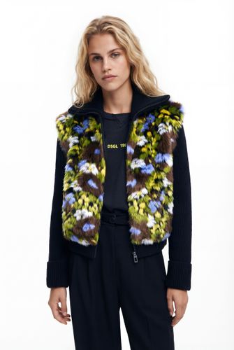 Chaqueta combinada flores - L - Desigual - Modalova