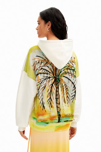 Sudadera oversize palmera - Desigual - Modalova