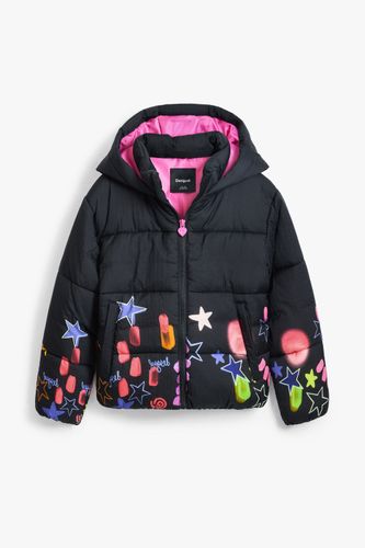 Abrigo acolchado estrellas - 7/8 - Desigual - Modalova