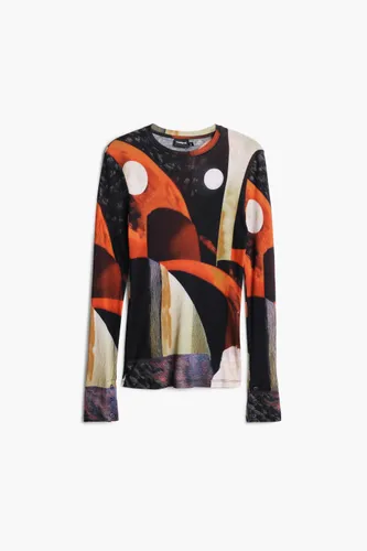 Camiseta estampada botones - M - Desigual - Modalova