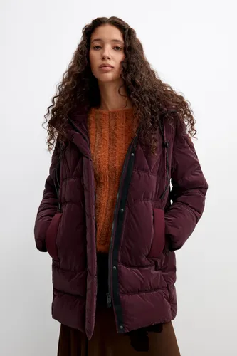 Abrigo Acolchado Largo - RED - S - Desigual - Modalova