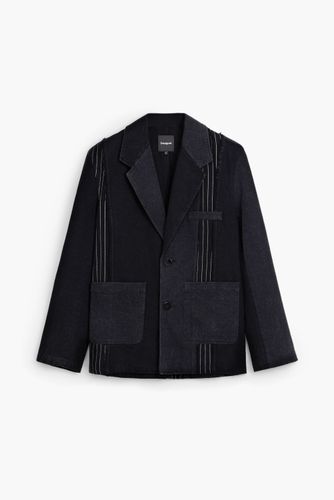Patchwork blazer - BLACK - M - Desigual - Modalova
