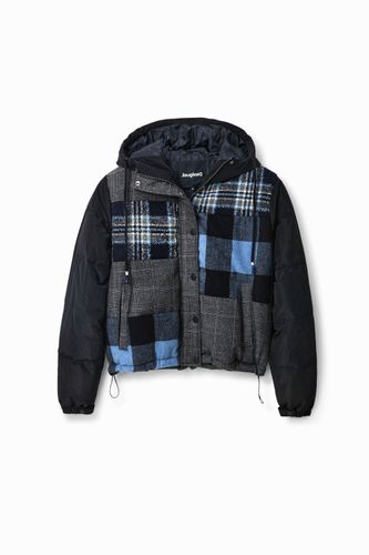 Short padded patchwork jacket - S - Desigual - Modalova