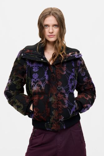 Short Padded flocked Coat - S - Desigual - Modalova