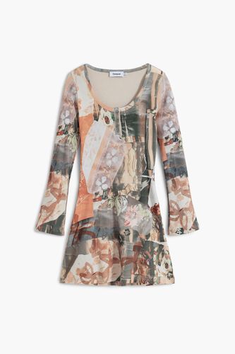 Vestido recortes espacio - S - Desigual - Modalova