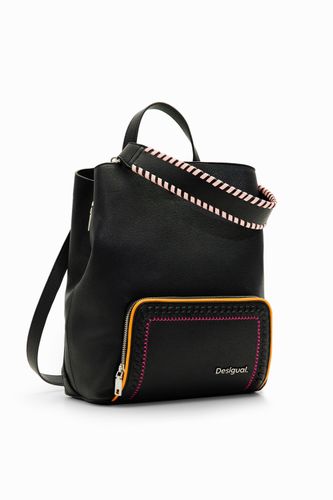 M multi-position embroidered backpack - U - Desigual - Modalova