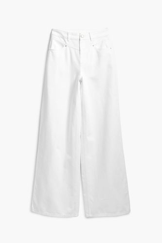 Wide Leg Basic Jeans - WHITE - 34 - Desigual - Modalova