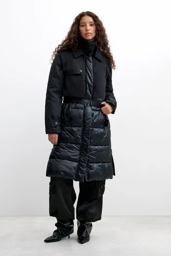 Detachable Padded Coat - BLACK - S - Desigual - Modalova