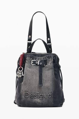 Medium denim backpack - BLACK - U - Desigual - Modalova