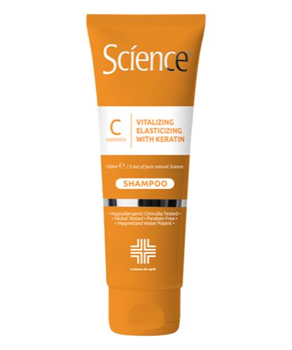 Vitalizing and elasticizing shampoo with keratin 100 ml - Science - Modalova