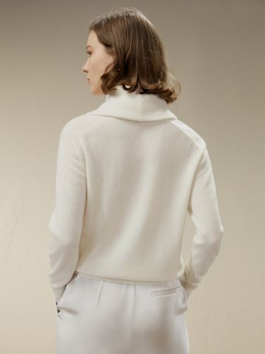 LILYSILK Pulls Cachemire Col Roulé Cagoule, Coupe Ajustée 100% Cachemire Convient Pour Superposer Pendant Les Mois Les Plus Froids M - LILYSILK - Modalova