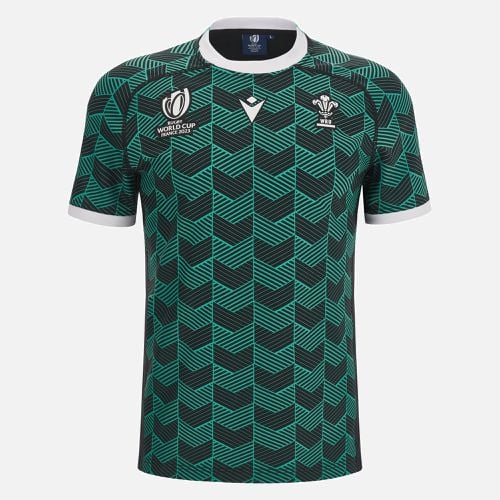 Rugby World Cup 2023 Welsh Rugby turquoise training shirt - Macron - Modalova