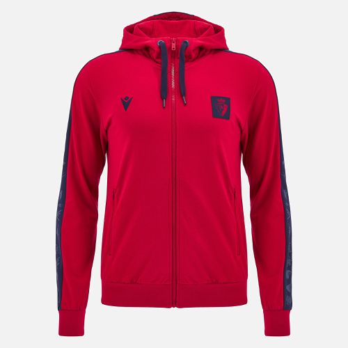 Osasuna 2024/25 fan line full zipper hoodie - Macron - Modalova