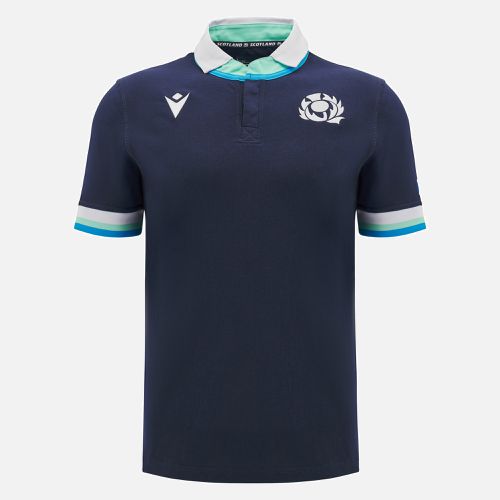 Scotland Rugby 2024/25 home short sleeve cotton shirt - Macron - Modalova