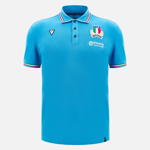 Italia Rugby 2024/25 men's athleisure polo - Macron - Modalova