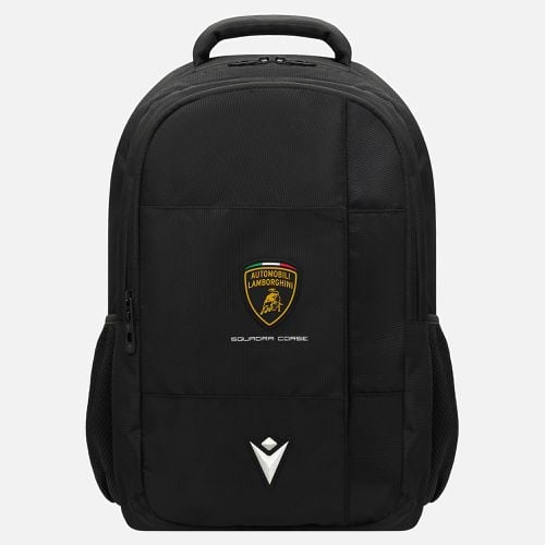 Automobili Lamborghini Squadra Corse black backpack - Macron - Modalova