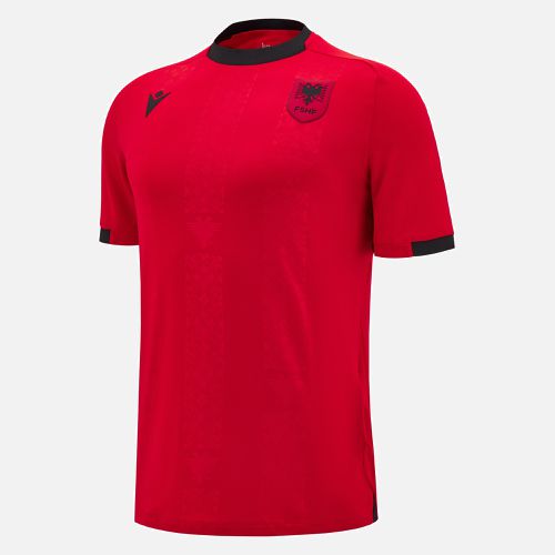 Albania National Team FSHF 2024/25 adults' home match jersey - Macron - Modalova