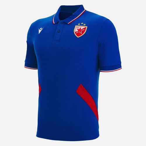 Red Star Belgrade 2022/23 adults' travel polo shirt - Macron - Modalova