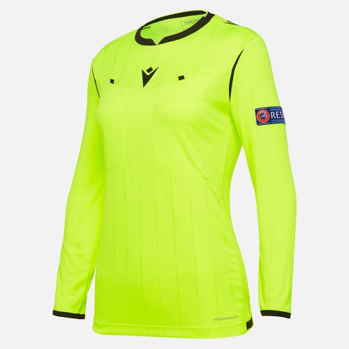 Referee woman neon yellow shirt UEFA - Macron - Modalova