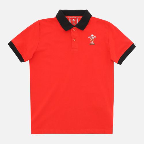 Welsh Rugby 2020/21 piquet cotton children's polo shirt from the fans collection - Macron - Modalova
