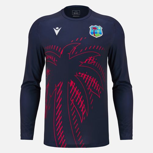 West Indies Cricket 2024/25 adults' long sleeve training shirt - Macron - Modalova