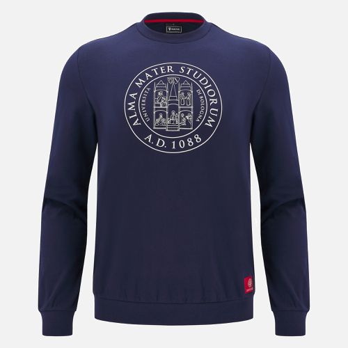 Navy round-necked brushed sweatshirt senior - Macron - Modalova