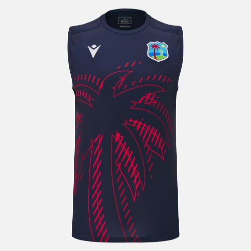 West Indies Cricket 2024/25 adults' sleveless training shirt - Macron - Modalova