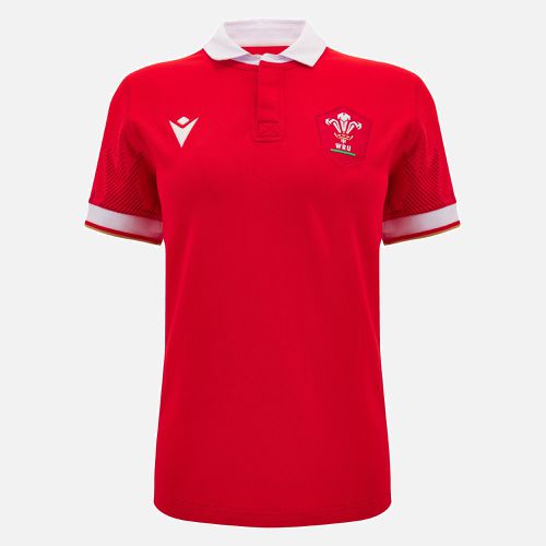 Welsh Rugby 2024/25 womens fit home cotton shirt - Macron - Modalova