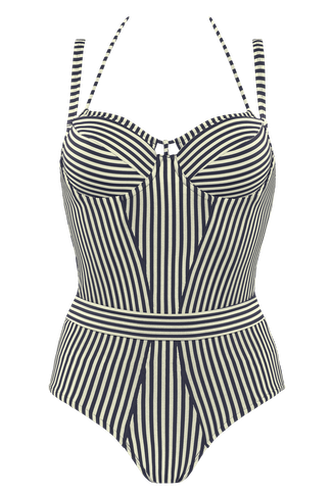 Holi vintage plunge balcony bathing suit | wired padded - Marlies Dekkers - Modalova