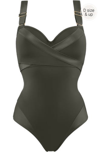 Cache coeur plunge balcony bathing suit | wired padded - Marlies Dekkers - Modalova