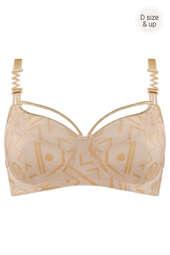 Golden karo unpadded balcony bra | wired unpadded - Marlies Dekkers - Modalova