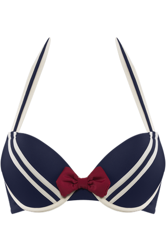 Sailor mary push up bikini top | wired padded - Marlies Dekkers - Modalova