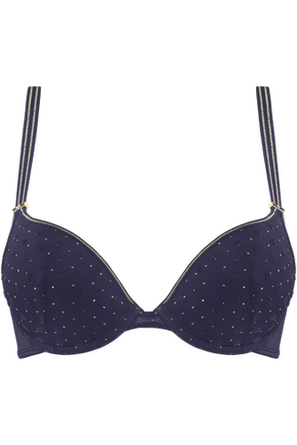 Petit point push up bra | wired padded and gold - Marlies Dekkers - Modalova