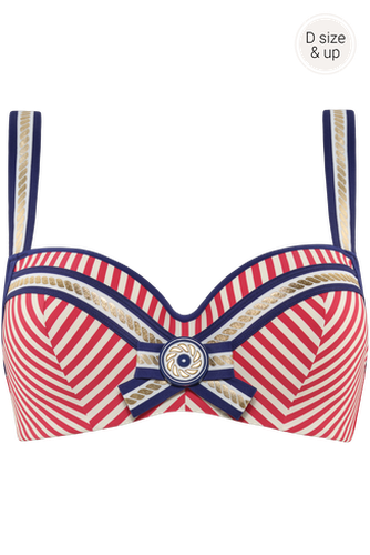 Victoria plunge balcony bikini top | wired padded - Marlies Dekkers - Modalova