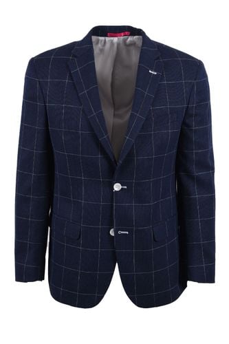 Jacket Blue Check Size: UK40R - Mazzelli - Modalova