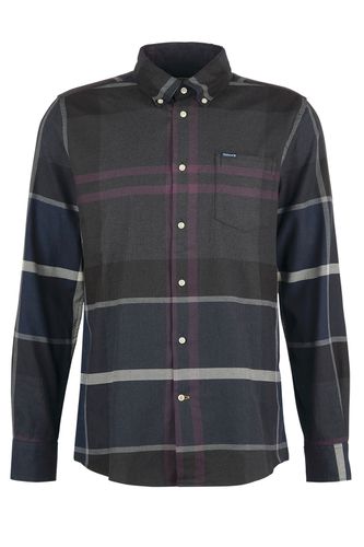 Dunoon Tailored Shirt Slate Size: SIZE M - Barbour - Modalova