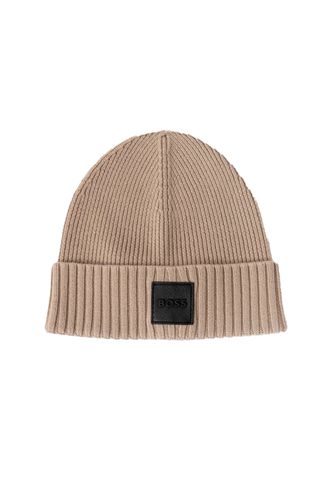 Boss Flavio Beanie Hat Light Size: 1 SIZE - BOSS Accessories - Modalova